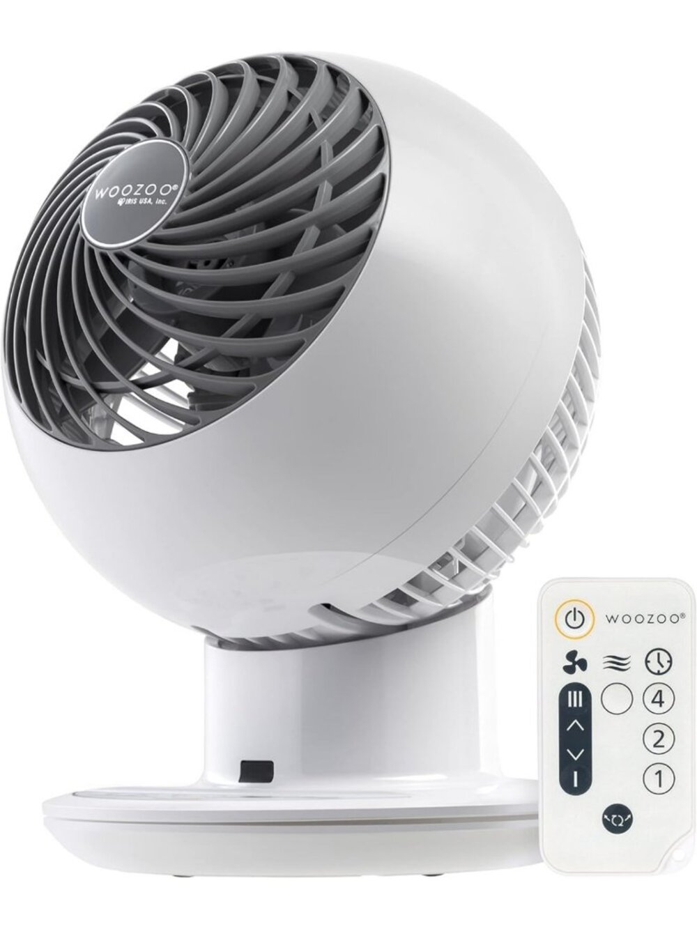 Quiet 5-Speed Air Circulator Fan with Remote Control - Ideal for Home & Office